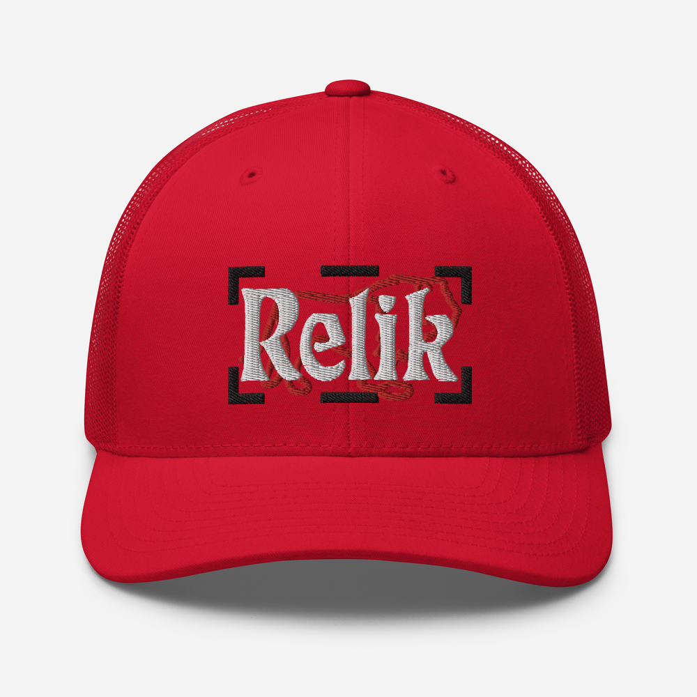 RELIK RED LABEL TRUCKER HAT